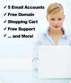 woman building a website on laptop