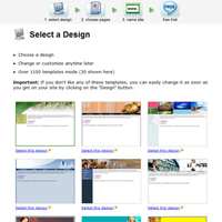 website builder template designs